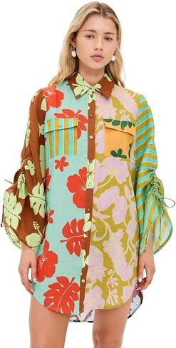 Alemais ALÉMAIS Women's Poppy Spliced Shirt in Saudi Arabia