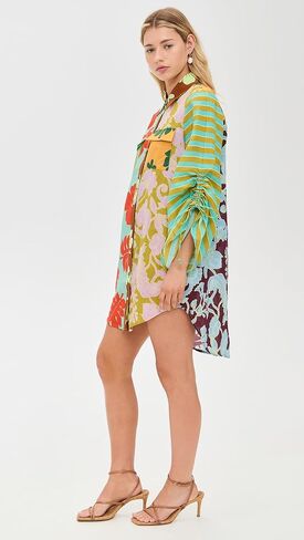 Alemais ALÉMAIS Women's Poppy Spliced Shirt in Saudi Arabia