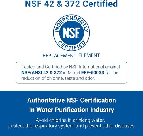 AQUA CREST 5231JA2006A Replacement for KENMORE® 9990, LG® LT600P®, 5231JA2006B, 5231JA2006F, KENMORECLEAR 46-9990, LSC27931ST, LFX25960ST, WFC2001, FML-2, RFC1000A Refrigerator Water Filter in Saudi Arabia