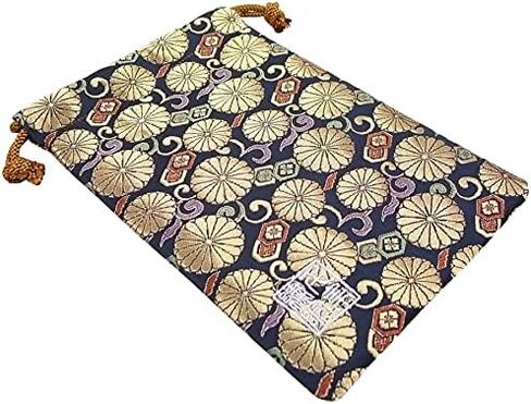 Brocade drawstring bag, lined with Nishijin brocade, 1, size M. (Momokinzakura) in Saudi Arabia