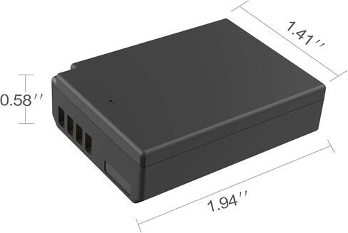 LP LP-E10 Battery Charger, Charger Compatible with Canon EOS Rebel T7, T6, T5, T3, T100, 4000D, 3000D, 2000D, 1500D, 1300D, 1200D, 1100D & More (NOT for T3i T5i T6i T6s T7i) in Saudi Arabia