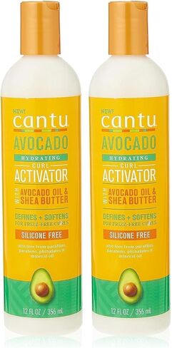 Cantu Avocado Silicone-Free Hydrating Curling Hair Styling Cream with Shea Butter, 12 Ounce (Packaging May Vary) in Kuwait