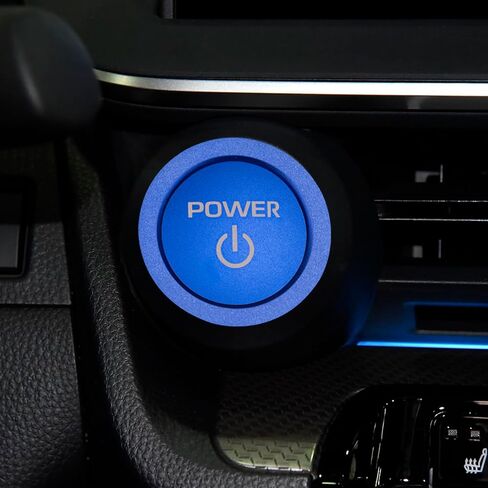for Toyota Prius 2025 2024 2023, Volume knob Cover, Push Button Start Cover/Ring Interior Decoration 3-Piece Set (Blue) in Saudi Arabia