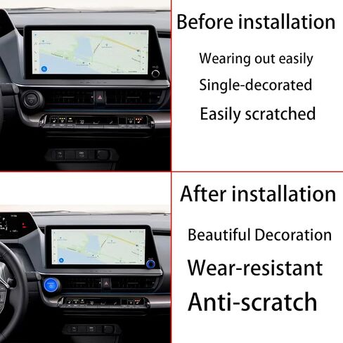 for Toyota Prius 2025 2024 2023, Volume knob Cover, Push Button Start Cover/Ring Interior Decoration 3-Piece Set (Blue) in Saudi Arabia