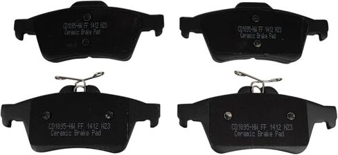 TRQ Brake Pads Ceramic متوافقة مع 2006-2008 Jaguar S-Type 2005-2009 Super V8 2009-2015 XF 2011-2016 XJ XJR 2010-2015 XK 2007-2009 XKR in Saudi Arabia