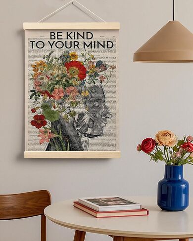 EKGJW Retro Coquette Pink Bow Bookish Book Lovers Poster Hanger Frame, Vintage Reading Book Wall Art Canvas Prints for Reading Room Corner Nook Library Bookish Decor, 12x16 Inch in Kuwait