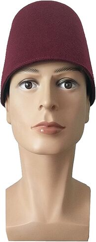 Wool Felt Muslim Moroccan Turkish Hats Prayer Fez Style Pakistani Topi Hat in Saudi Arabia