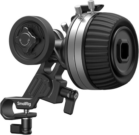 SmallRig Mini Follow Focus with A/B Stops & 15mm Rod Clamp and Snap-on Gear Ring Belt for DLSRs and Mirrorless Cameras, Fits Different Diameter Lenses Up to 114mm - 3010 in Kuwait