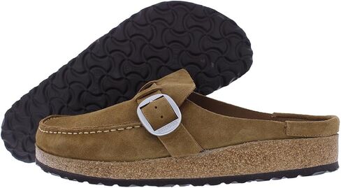 Birkenstock Unisex Buckley Shearling Suede Tea Sandals 8 W / 6 M US in Saudi Arabia