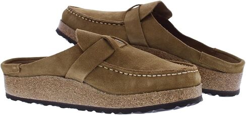 Birkenstock Unisex Buckley Shearling Suede Tea Sandals 8 W / 6 M US in Saudi Arabia