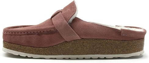 Birkenstock Unisex Buckley Shearling Suede Tea Sandals 8 W / 6 M US in Saudi Arabia