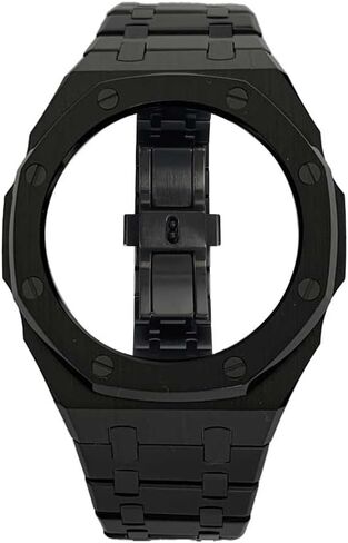 GA2100 حزام حزام CASE MOD PARTS ، 316L المعادن الفولاذ المقاوم للصدأ الفرقة الإكسسوارات رويال البلوط RING حلقة متوافقة مع ساعات الرجال G-Shock GA-2100/GAB-2100/GA-2110 in Kuwait