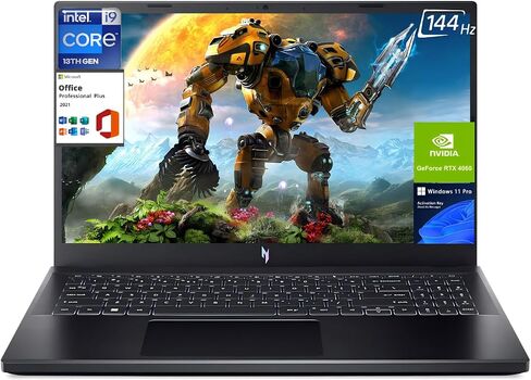 ايسر لابتوب العاب نيترو 5 AN515-45-R83Z، معالج AMD رايزن 5 5600H سداسي النواة، انفيديا جيفورس GTX 1650، شاشة 15.6 انش FHD 144Hz IPS، 8GB DDR4، ذاكرة مستديمة SSD 256GB، واي فاي 6، كيبورد باضاءة خلفية in Saudi Arabia