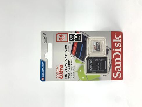 SanDisk Ultra 32GB UHS-I/Class 10 Micro SDHC Memory Card With Adapter - SDSDQUAN-032G-G4A in Kuwait