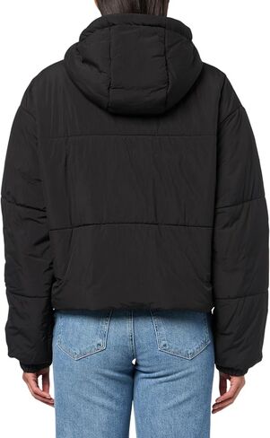 HUGO Women's Small Logo Hooded Puffer Jacket in Saudi Arabia