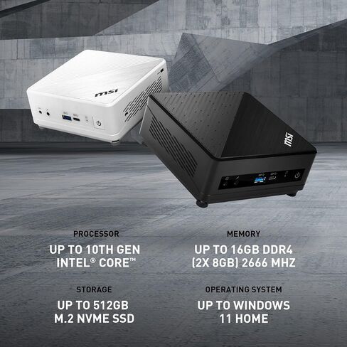 كمبيوتر مكتبي MSI CUB510M628 I7-10510U/16/512/WIN11P/3-YR in Saudi Arabia