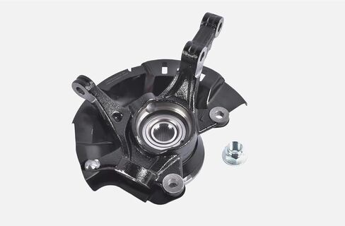 Front Left Driver Side Steering Knuckle Assembly Replacement for Hyundai Accent 2013-2017# 51715-1R503, 51750-1J000, 51755-1R000, 412690FL in Saudi Arabia
