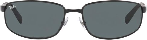 Ray-Ban Man Sunglasses Gunmetal Frame, Crystal Green Lenses, 61MM in Saudi Arabia