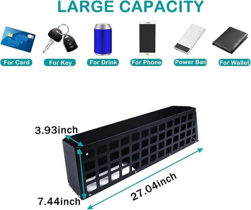 Car Trunk Storage Panel Compatible with Ineos Grenadier 2020-2024Retrofit of The Storage Bracket on The Side of The Trunk，Trunk Side Fence Storage Tray Bracket Accessories (Left) in Kuwait