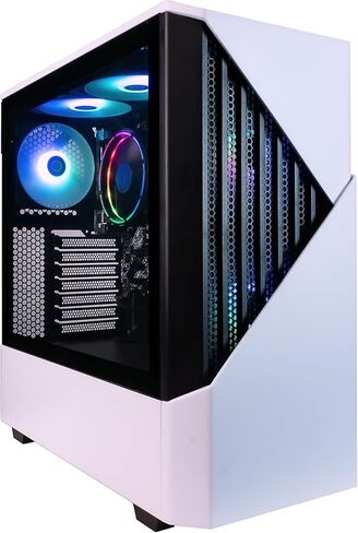 كمبيوتر Periphio Reaper للألعاب - AMD Ryzen 5 5600G 4.4 جيجا هرتز، Radeon Vega 7 (4 جيجابايت) iGPU، ذاكرة الوصول العشوائي للألعاب DDR4 3600 ميجا هرتز سعة 16 جيجابايت، 250 جيجابايت NVME SSD + 1 تيرابايت HDD، واي فاي، كمبيوتر Windows 10 (Windows 11 جاهز) (R in Kuwait