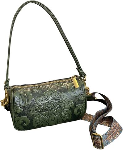 QWINEE WEIND WESTRY PARSE FLORAL COTTER COTTER BAG LEATHER CROSSBODY BAG VINTAGE HOBO Square Parse in Kuwait