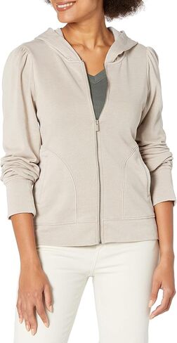 Splendid Women's Josephine Puffy Sleeve Hoodie Jacket in Saudi Arabia