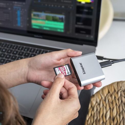 Kingston Canvas React Plus 64GB SD Card | SDXC UHS-II | 300R/260W U3 V90 | Full HD/4K/8K | SDR2/64GB in Saudi Arabia