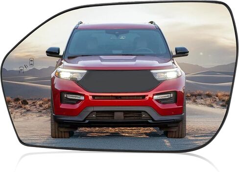 LB5Z‑17K707‑B / LB5Z‑17K707‑E Heated Side Mirror Glass,Side Blind Spot Function Wing Mirror Glass for 2020-2024 With Heating Function (Driver Side LB5Z-17K707-N) in Saudi Arabia