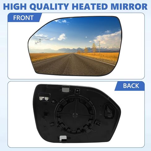 LB5Z‑17K707‑B / LB5Z‑17K707‑E Heated Side Mirror Glass,Side Blind Spot Function Wing Mirror Glass for 2020-2024 With Heating Function (Driver Side LB5Z-17K707-N) in Saudi Arabia