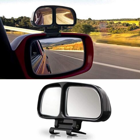 Blind Spot Mirrors, Adjustable Car Auxiliary Universal Wide Angle Mirror for Universal Cars-1pack in Kuwait