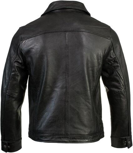 Milwaukee Leather Men Men's Premium Leather Massual Jackets (GR-SFM1898-MIL-Black ، 3x-Large) in Kuwait