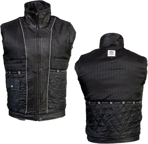 Milwaukee Leather Men's Premium Leather Fashion Casual Jackets (GR-SFM1898-MIL-BLACK, 3X-Large) in Saudi Arabia