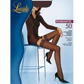 Romantic 50 Thigh High Stockings (3, Nero)