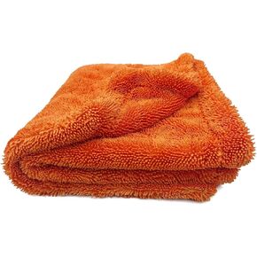 مناشف تجفيف الألياف الدقيقة للسيارات ((16 "× 16") ، منشفة غسيل السيارات البارزة 1300GSM ، بدون خطوط أو خدوش أو بقع مائية