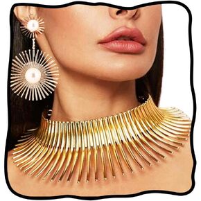 Nicute African Necklace Jewelry Sets Gold Choker Necklaces Jewelry Set for Women