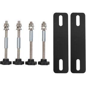 Traction Board Mounting Kit Universal Recovery Board Mount for 12cm-17cm Hole Spacing, Powder Coated Steel Base, Chrome Hardware, Quick Release, for X-Bull, Power Generation, Fuel Industry