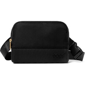BOGG BAG - Belt Bag - LBD Black - Small Crossbody Bag - 9in L x 3in W x 7in H - Zip Closure with Adjustable Strap - Durable Nylon Fanny Pack