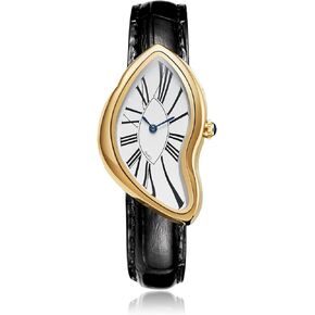 Gosasa Creative Jlelting Luxury Luxury Watch Watch الأنيقة التناظرية Quartz Wristwatch مع حزام جلدي أصلي ، قرص روماني ، مقاوم للماء ، ساعة ملابس غير رسمية للأعمال