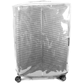 Suitcase Luggage Protector Case Clear PVC NEW 3 digit LOCK- 3 colors for Spinner Wheels (Clear, 28")