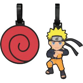 مجموعة معرف Naruto المكونة من 2 قطعة مع أشرطة قابلة للتعديل ، أوزوماكي وسحابة الأوراق المخفية ، متعددة ، مقاس واحد