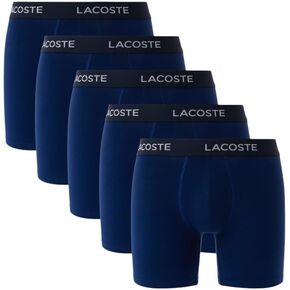 Lacoste Men Cotton Cotton Stressions Boxer Boxer Boxer ، 5 packs