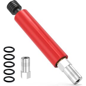 Grease Fitting Cleaning Tool, Grease Zerk Cleaner, Include Extra Hydraulic Coupler and O-Ring, Cleans and Flushes Out Old Dried Grease from Fittings, Pins, Shafts, Bushings, and Joints