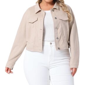 أغنيس أوريندا زائد Size Suede Vintage Jacket for Women Moto Biker Classic Jacket Mockets Crop Faux Leather Jackets 2024