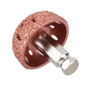 Tire Buffer Wheel, 38-40mm Tire Grinding Head, Tungsten Tire Buffing Wheel 1.5IN, 70 Coarse Grit Buffing Wheel with 0.35IN Linking Rod Tire Patch Kit Repair Tool, 1Pcs
