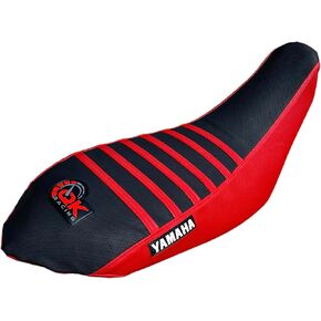 Seat Cover Compatible Fit for Yamah@ Raptor 700 700R Seat Cover 2006-2021 (Red Top/Black Sides)