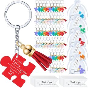 Sureio Cna Week Team Employee Appreciation Gifts Bulk Puzzle Keychains Team Work Thank You Gifts for Coworkers Nurse