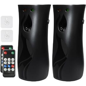 2pcs موزع رذاذ الهواء التلقائي للهواء ، وذات العطور التلقائية المركب أو الجدار التلقائي موزع التجارة والمنزل الرائحة والرائحة إعدادات الرائحة لخاخة الغرفة (أبيض)