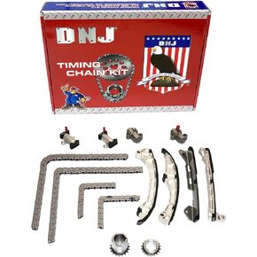 DNJ TK978 Timing Chain Kit for 2007-2021 Lexus, Toyota Land Cruiser, LX570, Sequoia 5.7L V8 32V DOHC 5663cc