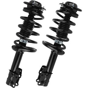 KUSATEC 172200 172199 Front Pair Complete Struts Shock Absorber fit for Chevy Malibu 2004-2012, Pontiac G6 2005-2010, Saturn Aura 2007-2009, Struts with Coil Spring Assemblies