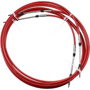 2pcs 13ft 4 meter 157 بوصة بحرية النوع 3300 / 33C Throttle Shift مربع التحكم عن بُعد لـ Yamaha المحرك الخارجي نظام التوجيه